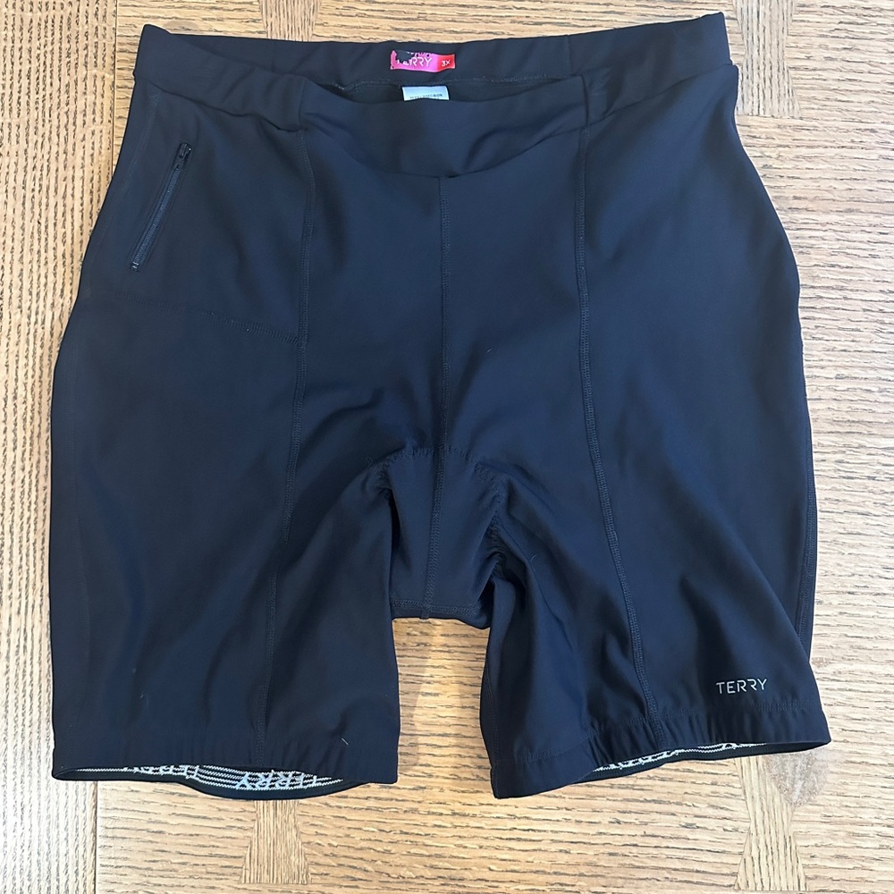 Terry Women's Black Bike Shorts